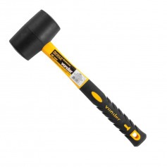 Martelo de borracha 50 mm cabo de fibra Martelo de borracha 50 mm cabo de fibra